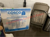 Costco 34" Folding Table W/ (4) Padded Chairs