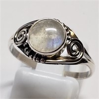 S/Sil Moonstone Ring