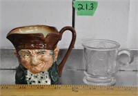 Royal Doulton mini toby, kid's mug - info