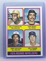 1976 Topps Rookie Randolph/McKay/Royster/Staiger