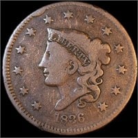 1836 Large Cent - Nice VG Cent