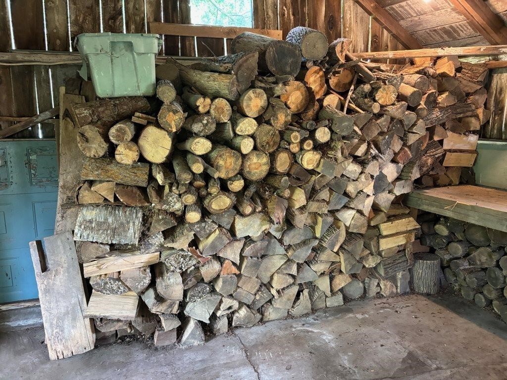 Entire Contents of Woodshed, Firewood