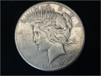 1923 PEACE SILVER DOLLAR