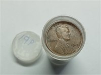 OF) Roll of 1919 wheat pennies