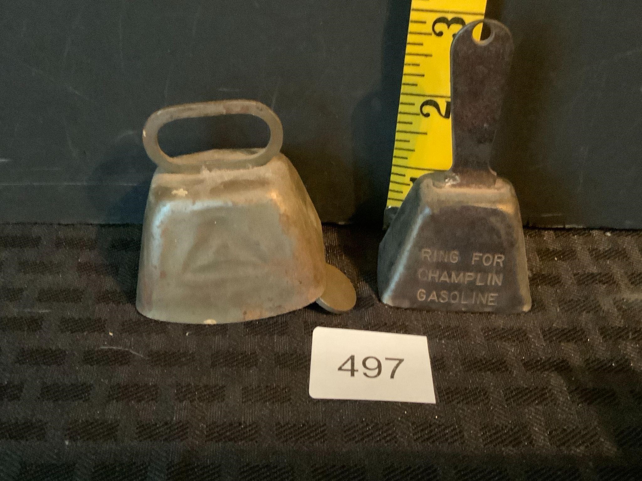 Vintage Bell Ring For Champlin Gasoline Motor