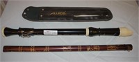2 Piece - Allos Recorder, made in Japan, with
