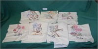 7 DAYS OF THE WEEK CHICKEN-THEME TEA TOWELS