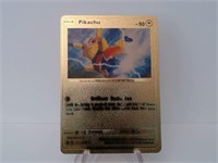 Pokemon Card Rare Gold Pikachu