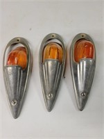 3 Antique Chevy Marker Cab LIghts