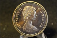 1971 Canada British Columbia Silver Dollar *Toning