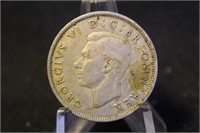 1950 United Kingdom 2 shillings Silver Coin