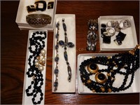 Costume jewelry- some marked LC, Monet, etc.