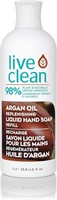 1L Live Clean Argan Oil Hand Soap Refill
