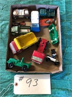 ANTIQUE AND VINTAGE METAL/RUBBER/PLASTIC TOYS