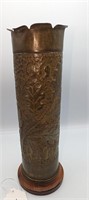 75mm Artillery Shell Trench Art "Reims 1919"