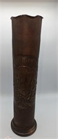 75mm Artillery Shell Trench Art "Verdun"