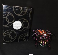 Dept 56 Halloween Spider Server w/dippers untested