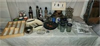 Kitchen Wares Lot - Dishes, Glasses, Silverware