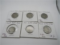 6 Better Date/Mintmark Buffalo Nickels