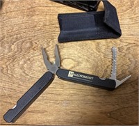 Advertising multitool with pouch