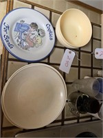 Miscellaneous plates and bowls