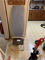 Small stool and ironing board