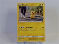 Pokemon Card Rare Pikachu Stamped