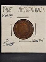 1965 Netherlands coin