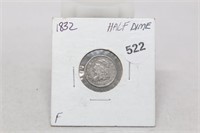 1832 Half Dime-F