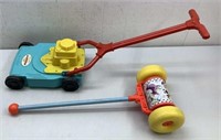 * 1963 Fisher-Price musical roller w/ 1960's Marx