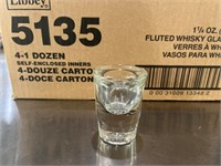 Bid X48 Fluted Whiskey Glasses 1-1/4oz