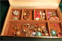 Collection of MIsc Jewelry & Box