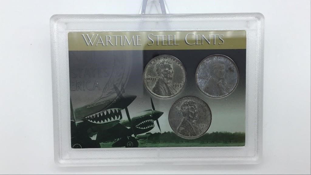 Wartime Steel Cents Set