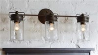 Farmhouse vanity light

MISSING ONE GLOBE