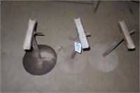 (3) Portable Stands