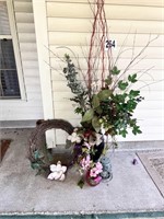 Wreath & Artificial Arrangement