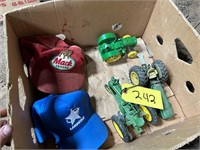 3-John Deere Toy tractors