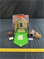 Vintage Holly Hobbie Playhouse w/ Accessories