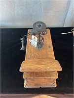 Antique Oak Phone