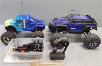 Remote Controlled Monster Trucks Lot