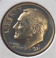 Proof 1971 S. Roosevelt dime