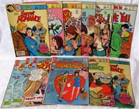 Lot of 12 Charlton Love & Romance Type Comics