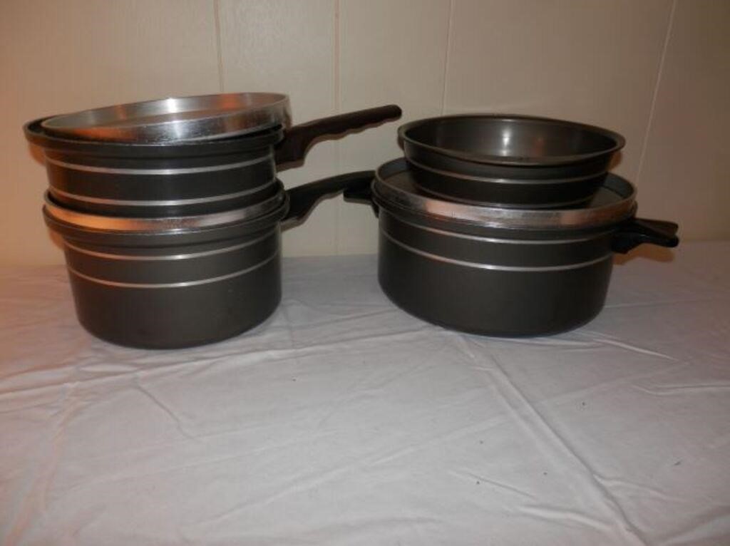Group f 7-Miracle Maid cookware w/lids