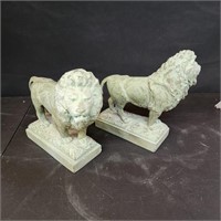 2 Lion Statues/Bookends
