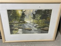 Framed Art by Stuart Smith 31 x 25 "