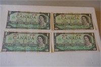 4 - 1867 - 1967 Cenntenial Two Dallar Notes