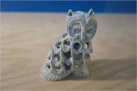 Carved Stone Owl
