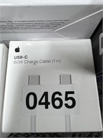 APPLE CHARGE CABLE RETAIL $20