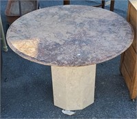 R- 2pc Marble Entry Table