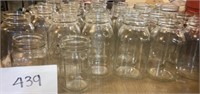 Lot of Vintage Mason Jars - mixed brands